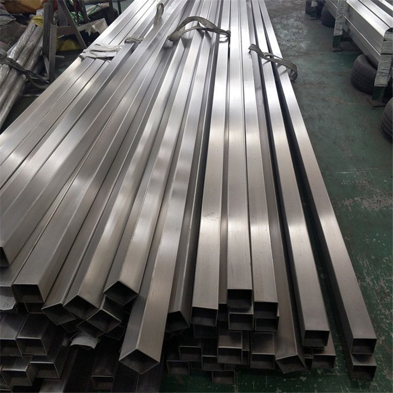 六安定尺切割304不锈钢无缝方管